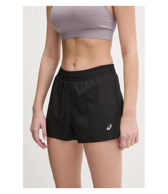 Σορτς τρεξίματος Asics Core χρώμα: μαύρο, 2012D182