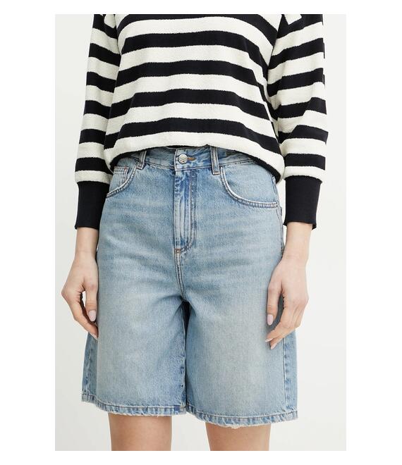 Τζιν σορτς Marella SHORT χρώμα: μπλε, 2513141024200