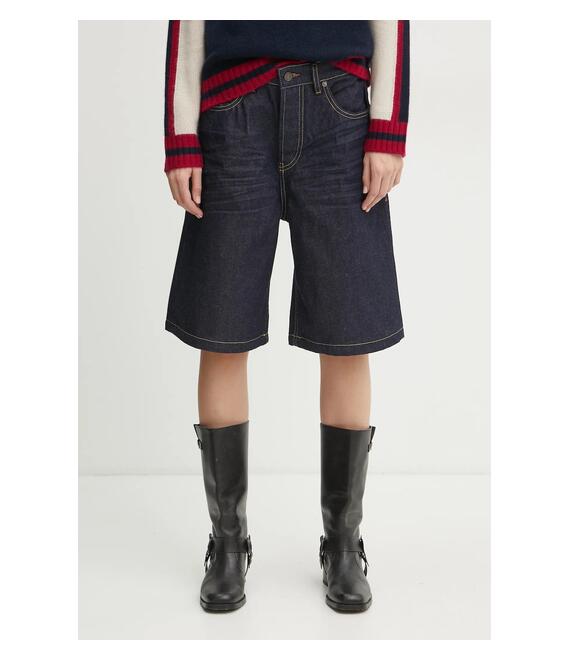 Τζιν σορτς Diesel DE-SIRE-SHORT SHORTS χρώμα: ναυτικό μπλε, A14051.0GRDV