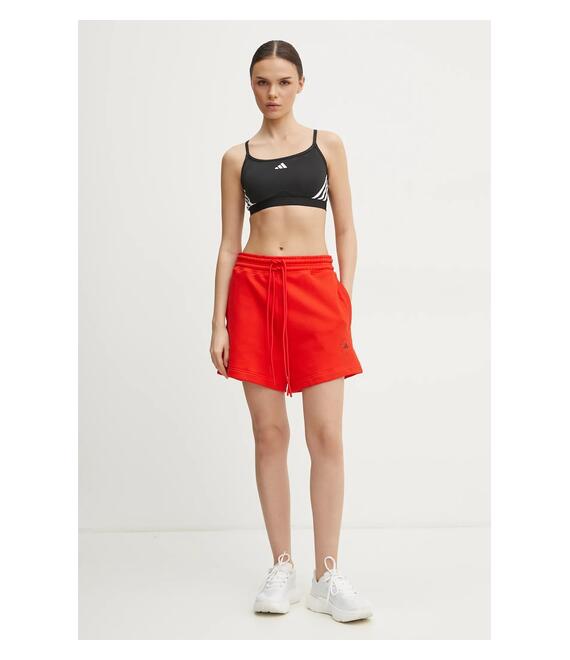 Σορτς adidas by Stella McCartney χρώμα: κόκκινο, JD4668