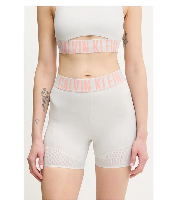 Σορτς προπόνησης Calvin Klein Performance χρώμα: γκρι, LVGWS5L704