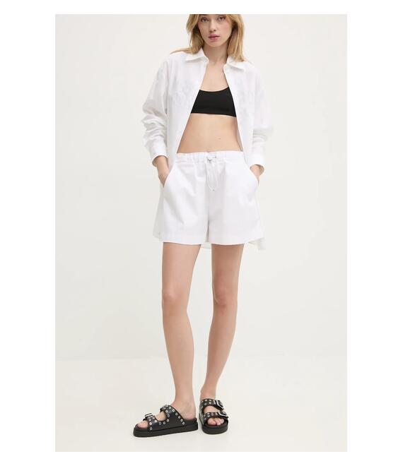 Σορτς Moschino Jeans χρώμα: άσπρο, 0304 3224