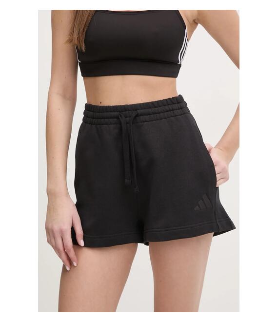 Βαμβακερό σορτσάκι adidas ALL SZN χρώμα: μαύρο, JJ4920