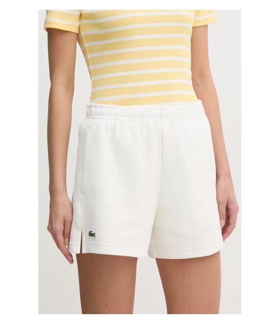 Σορτς Lacoste χρώμα: άσπρο, GF9606