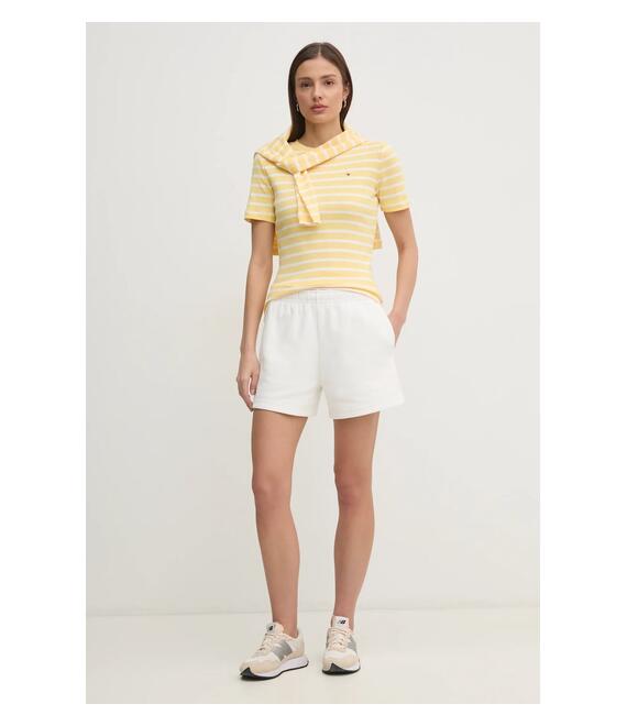 Σορτς Lacoste χρώμα: άσπρο, GF9606