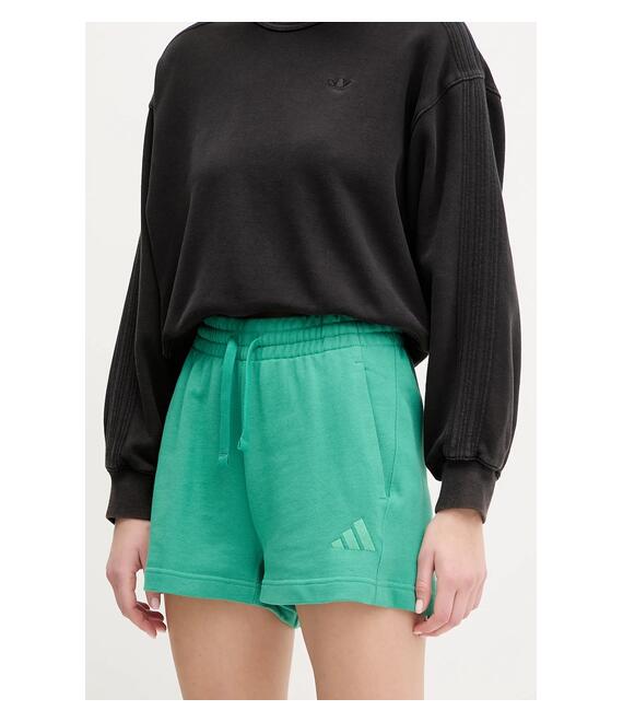 Βαμβακερό σορτσάκι adidas ALL SZN χρώμα: πράσινο, JD4731