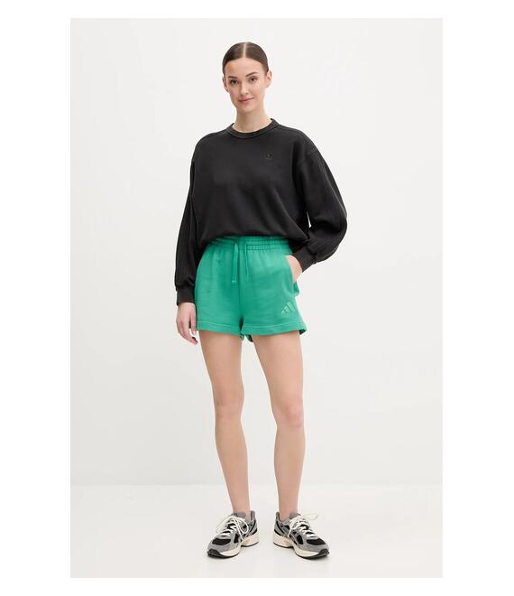 Βαμβακερό σορτσάκι adidas ALL SZN χρώμα: πράσινο, JD4731