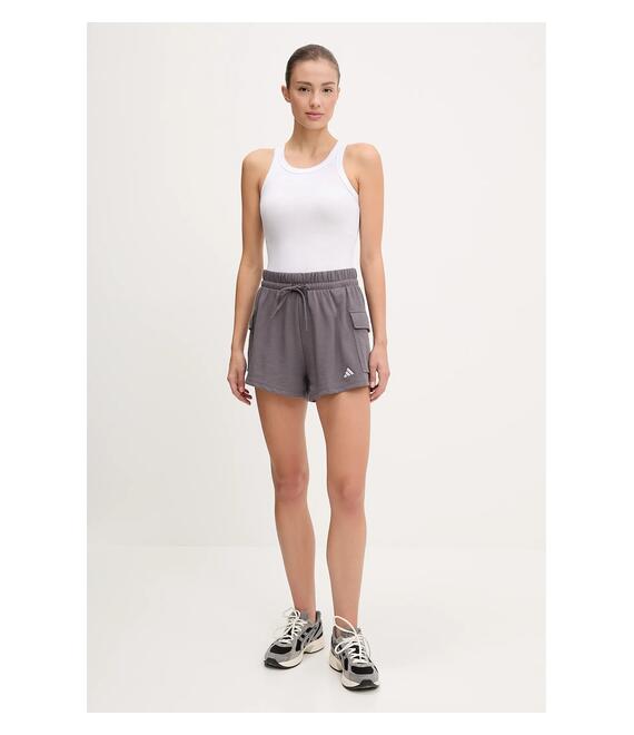 Σορτς adidas Essentials χρώμα: μοβ, JC5700