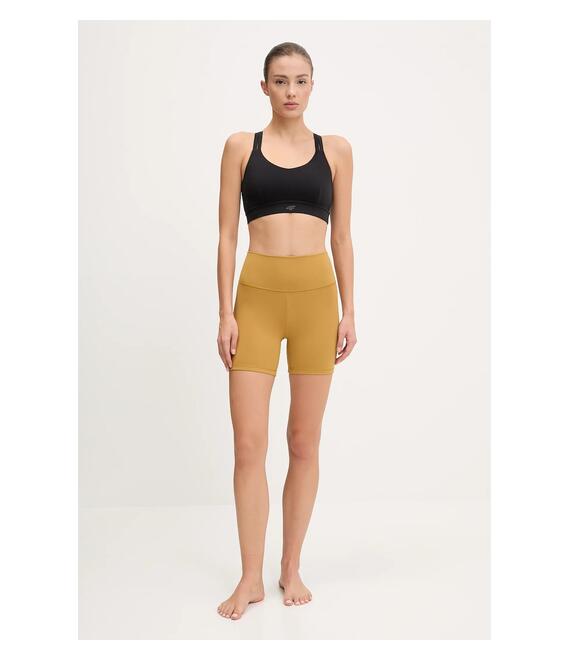 Σορτς γιόγκα adidas Performance All Me χρώμα: κίτρινο, JI8348