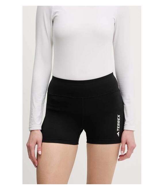 Σορτς adidas TERREX χρώμα: μαύρο, JF1261