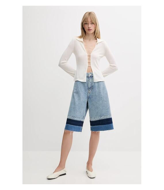 Τζιν σορτς Moschino Jeans χρώμα: μπλε, 0312 3719