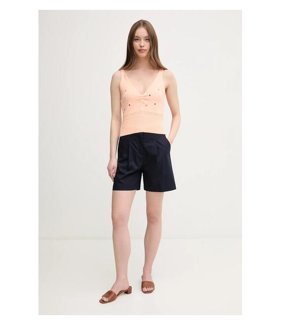 Σορτς United Colors of Benetton χρώμα: ναυτικό μπλε, 40FAD901U