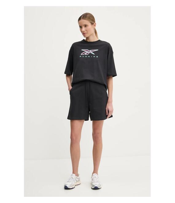 Βαμβακερό σορτσάκι Reebok Classic χρώμα: μαύρο, 100214095