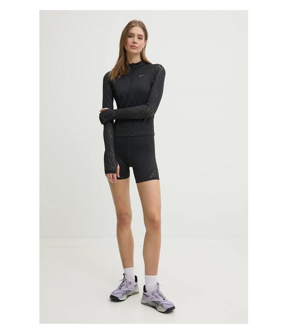 Σορτς προπόνησης Reebok χρώμα: μαύρο, 100230998