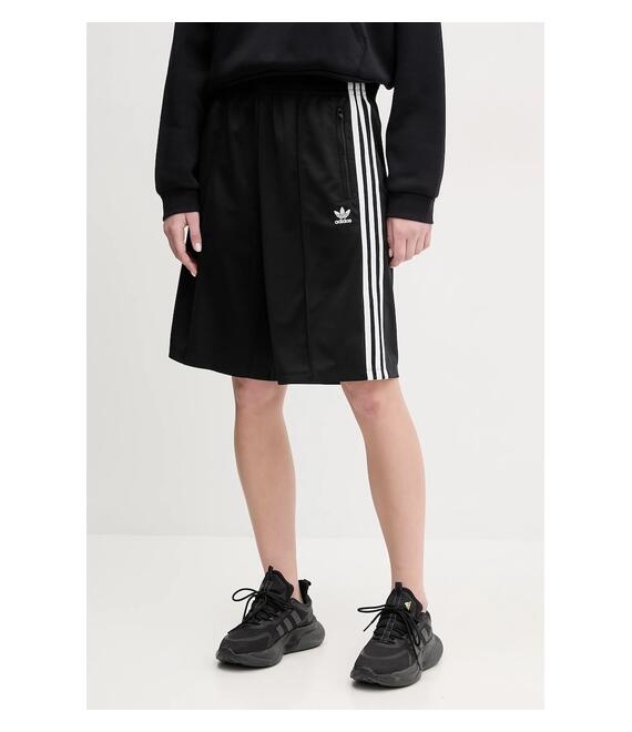 Σορτς adidas Originals Firebird χρώμα: μαύρο, JD0286