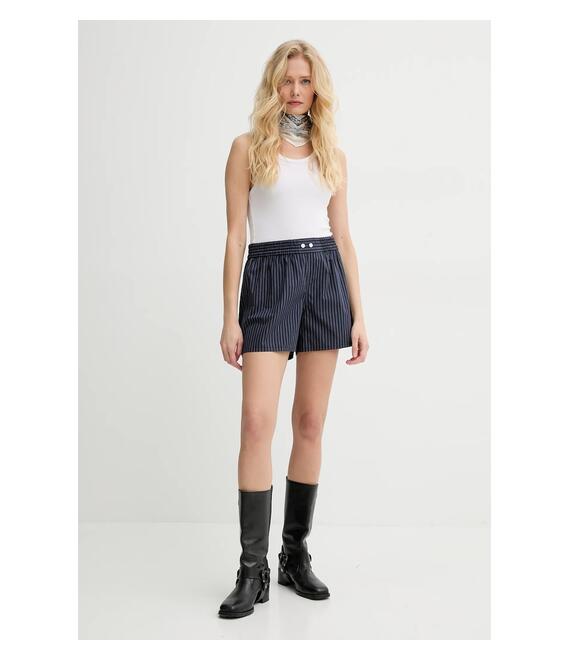 Βαμβακερό σορτσάκι ZADIG&VOLTAIRE χρώμα: ναυτικό μπλε, WWBS01160
