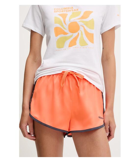 Σορτς adidas Originals Sprinter Shorts χρώμα: πορτοκαλί, JD3608