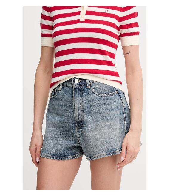 Τζιν σορτς Tommy Hilfiger χρώμα: μπλε, WW0WW44384