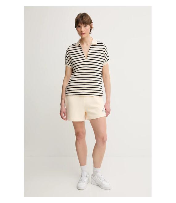 Βαμβακερό σορτσάκι Tommy Hilfiger χρώμα: μπεζ, WW0WW45518