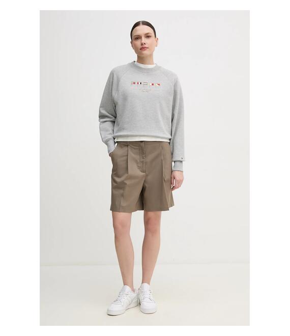 Σορτς Tommy Hilfiger χρώμα: πράσινο, WW0WW44764