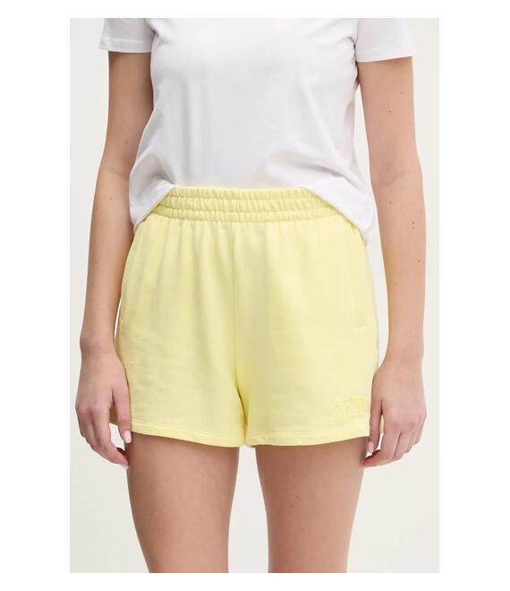 Βαμβακερό σορτσάκι Dkny χρώμα: κίτρινο, DP5S5252