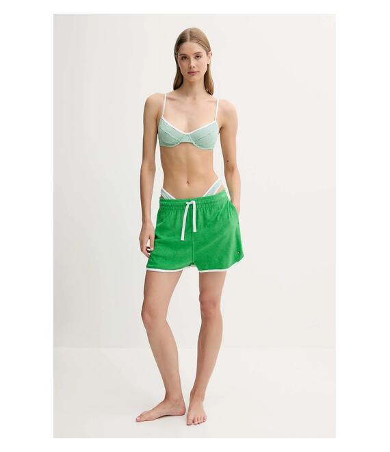 Σορτς Tommy Hilfiger χρώμα: πράσινο, UW0UW05951