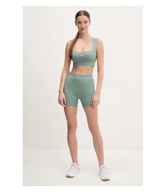Σορτς προπόνησης Puma Lace χρώμα: πράσινο, 526784