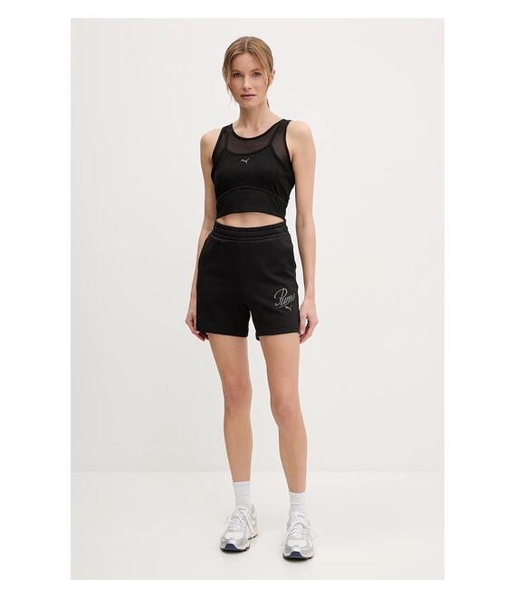 Σορτς Puma χρώμα: μαύρο, 684984