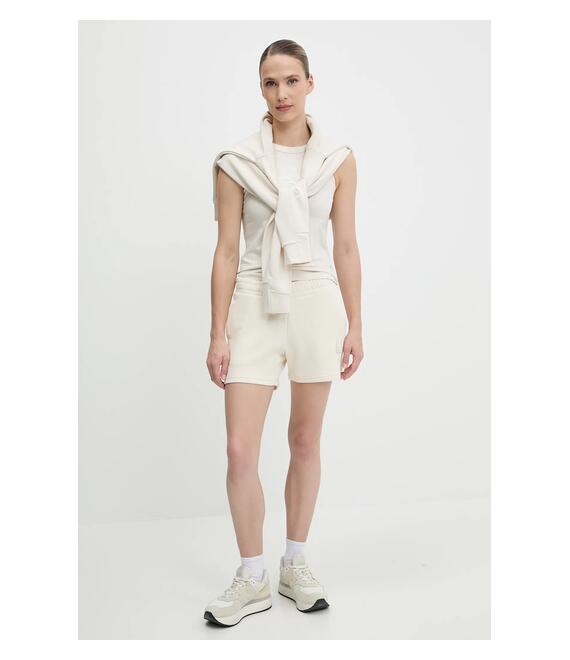 Βαμβακερό σορτσάκι Puma χρώμα: μπεζ, 685020