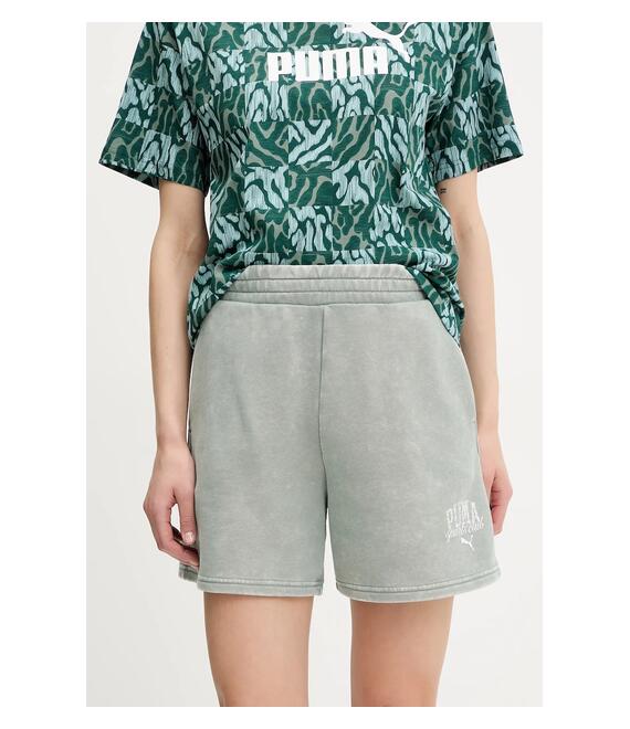 Σορτς Puma χρώμα: πράσινο, 685035