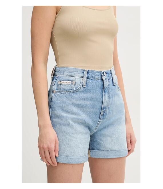 Τζιν σορτς Calvin Klein Jeans χρώμα: μπλε, J20J225152