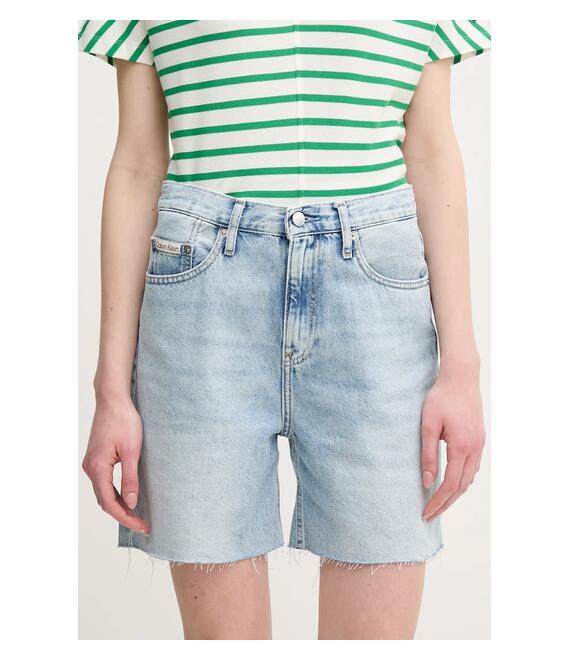 Τζιν σορτς Calvin Klein Jeans χρώμα: μπλε, J20J225155