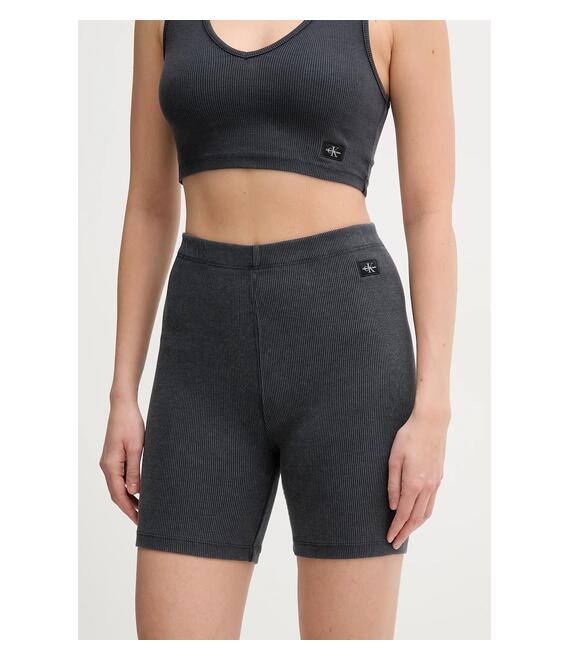 Σορτς Calvin Klein Jeans χρώμα: γκρι, J20J225217