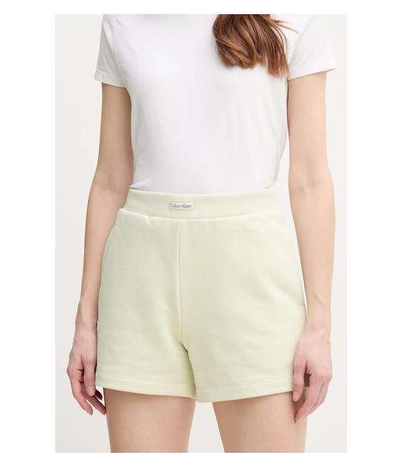 Βαμβακερό σορτς Calvin Klein Jeans χρώμα: μπεζ, J20J225525