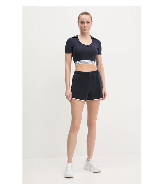 Σορτς Guess ASTER χρώμα: ναυτικό μπλε, V5GD01 KCQV1