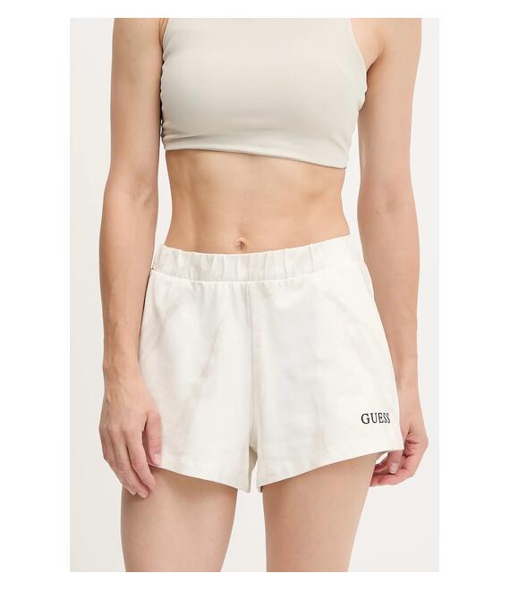 Σορτς Guess χρώμα: μπεζ, V5GD11 KCRQ0