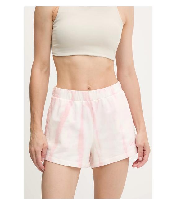 Σορτς Guess χρώμα: ροζ, V5GD11 KCRQ0