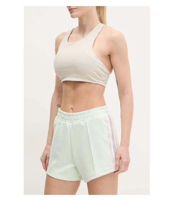 Σορτς Guess YARROW χρώμα: τιρκουάζ, V5GD14 KCRU2