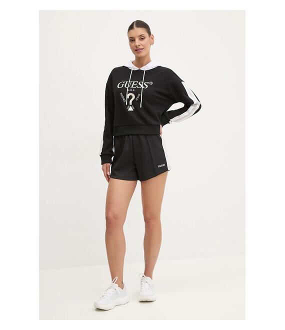 Σορτς Guess YARROW χρώμα: μαύρο, V5GD14 KCRU2