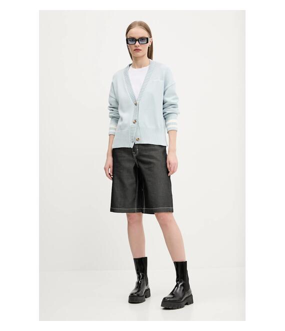 Τζιν σορτς Guess Originals χρώμα: μαύρο, M5GD52 D5L3A
