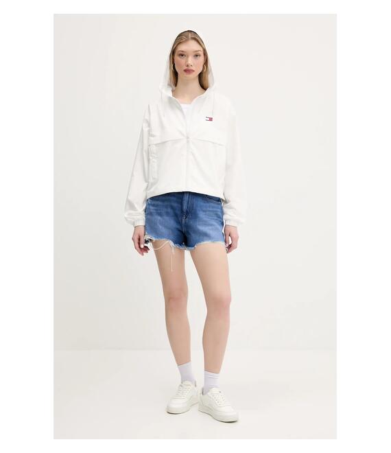 Τζιν σορτς Tommy Jeans χρώμα: μπλε, DW0DW20096