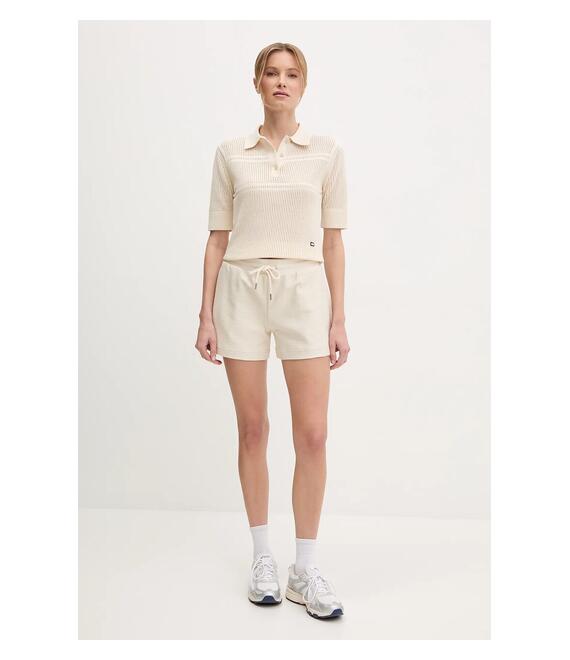Βαμβακερό σορτσάκι Puma χρώμα: μπεζ, 629782