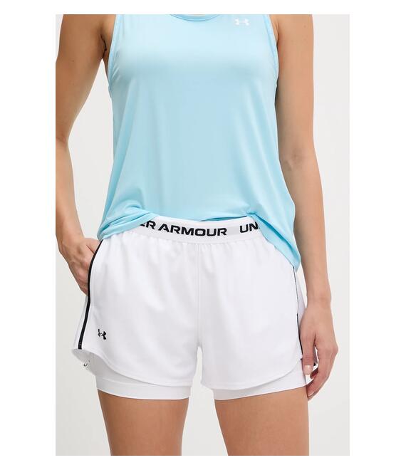 Σορτς προπόνησης Under Armour Tech Play χρώμα: άσπρο, 1389895