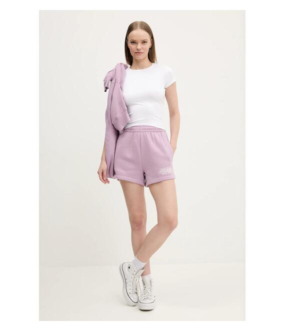 Σορτς Abercrombie & Fitch χρώμα: ροζ, KI186-5045