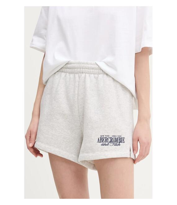 Σορτς Abercrombie & Fitch χρώμα: γκρι, KI186-5045