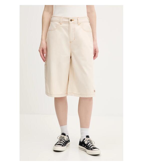 Βαμβακερό σορτσάκι Dickies χρώμα: μπεζ, DK0A4Z85F901