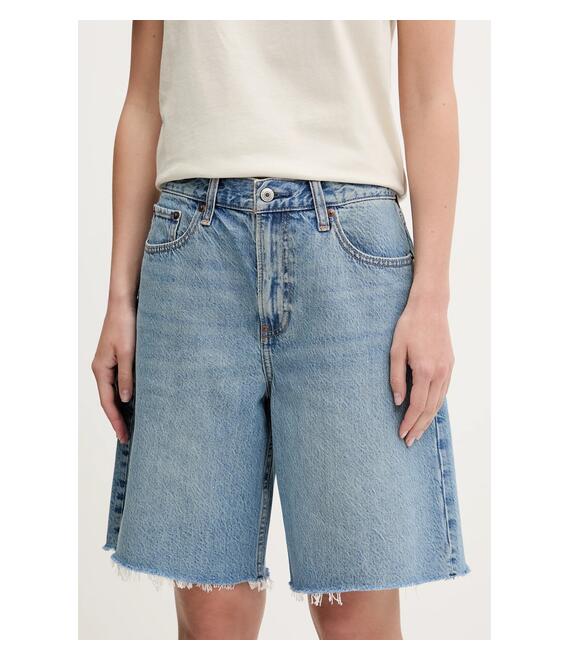 Τζιν σορτς Abercrombie & Fitch χρώμα: μπλε, KI149-5122