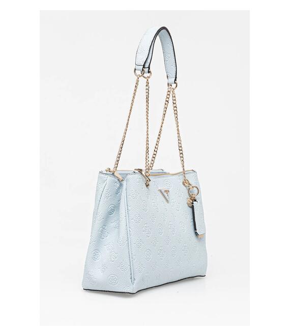 Τσάντα Guess CRESIDIA χρώμα: μπλε, HWPG93 49090