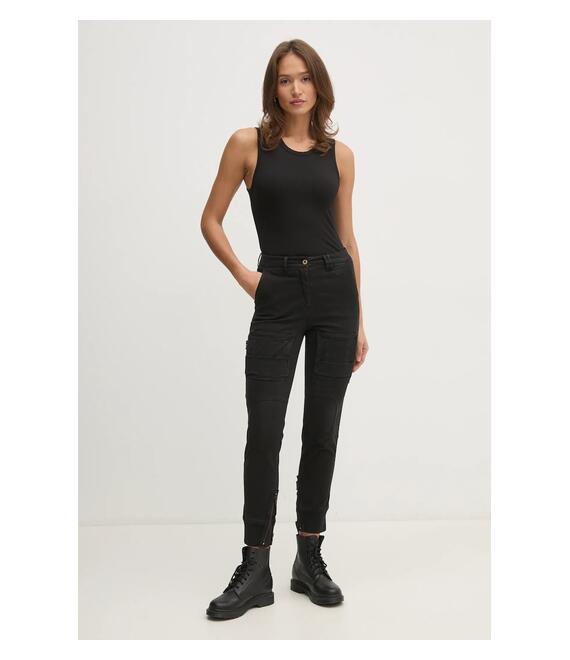 Top Calvin Klein χρώμα: μαύρο, K20K208054