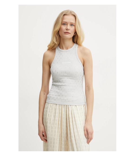 Top Patrizia Pepe χρώμα: γκρι, 8M1674 J252